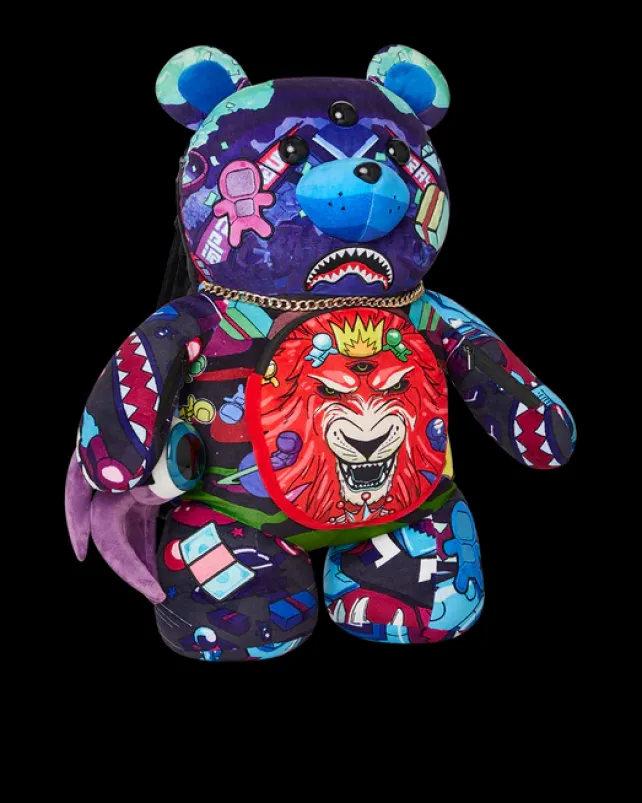 TEDDY BEAR BACKPACKS|BACKPACKS>SPRAYGROUND ASTRO TWILIGHT MONEYBEAR TEDDYBEAR BACKPACK