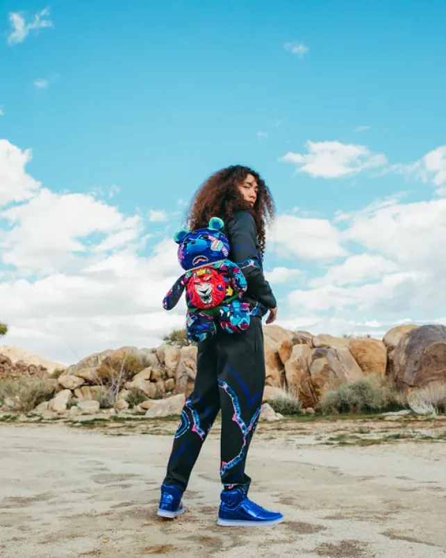 TEDDY BEAR BACKPACKS|BACKPACKS>SPRAYGROUND ASTRO TWILIGHT MONEYBEAR TEDDYBEAR BACKPACK