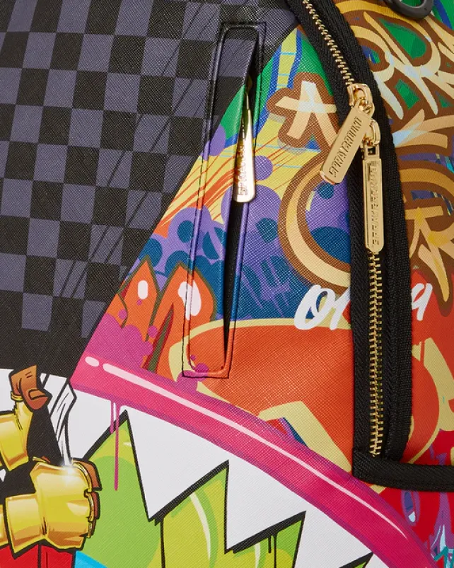 BACKPACKS>SPRAYGROUND ASTROMANE SHARKS IN SPACE BACKPACK (DLXV)