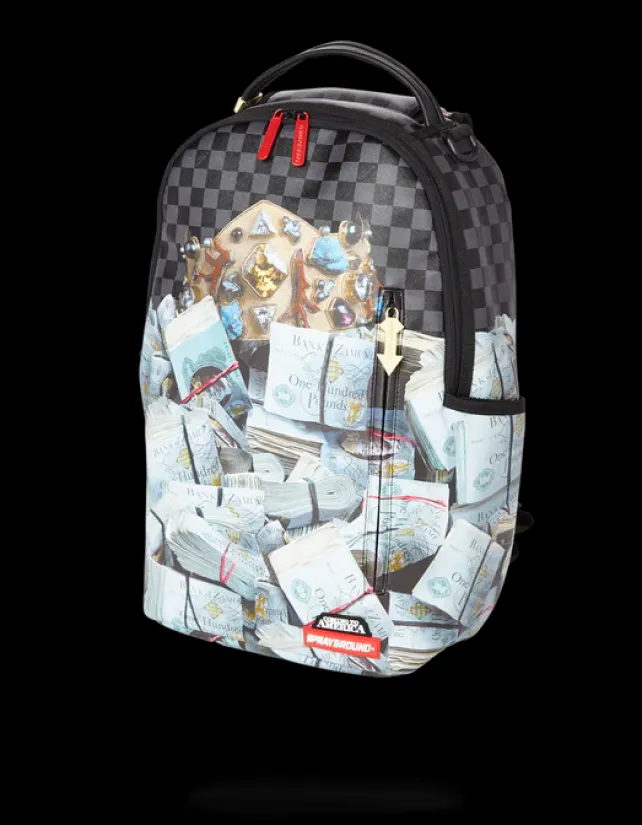 BACKPACKS>SPRAYGROUND BANK STACKS OF ZAMUNDA COMING 2 AMERICA BACKPACK