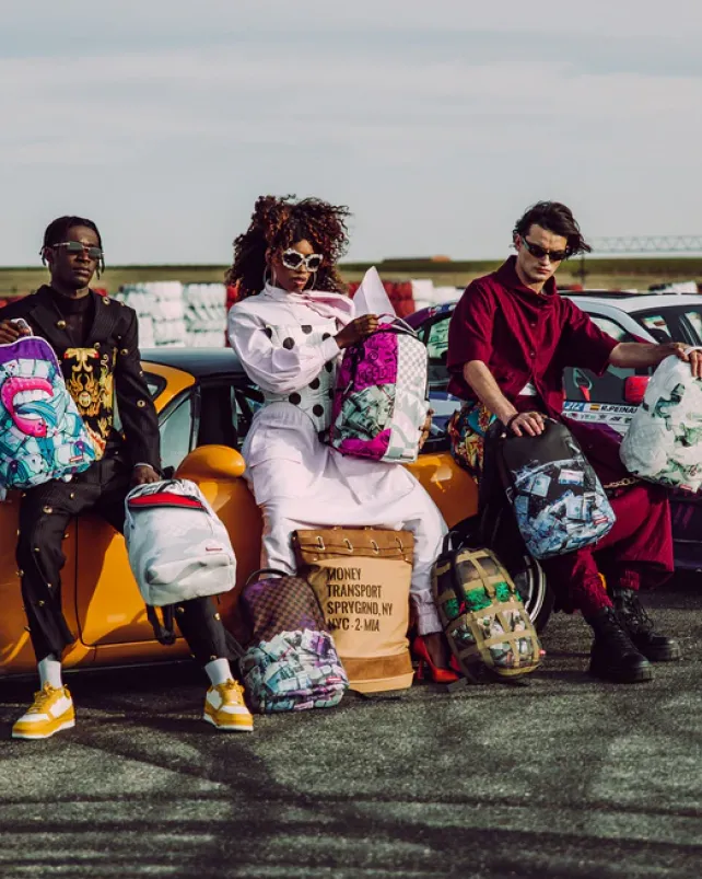 BACKPACKS>SPRAYGROUND BANK TRANSPORTER BAG