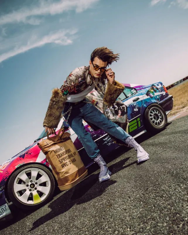 BACKPACKS>SPRAYGROUND BANK TRANSPORTER BAG