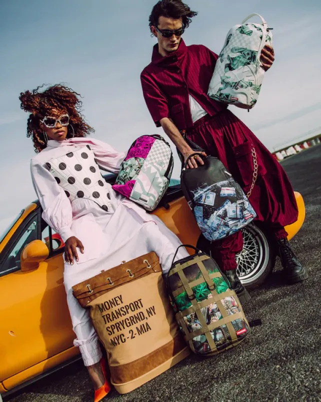 BACKPACKS>SPRAYGROUND BANK TRANSPORTER BAG
