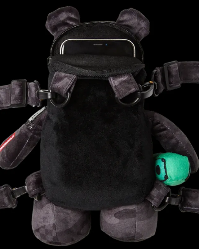 TEDDY BEAR BACKPACKS|BEAR CUBS>SPRAYGROUND BEAR CUB BACKPACK - 3AM NEVER SLEEP