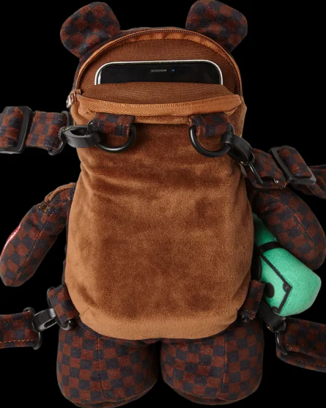 TEDDY BEAR BACKPACKS|BEAR CUBS>SPRAYGROUND BEAR CUB BACKPACK - SHARKS IN PARIS