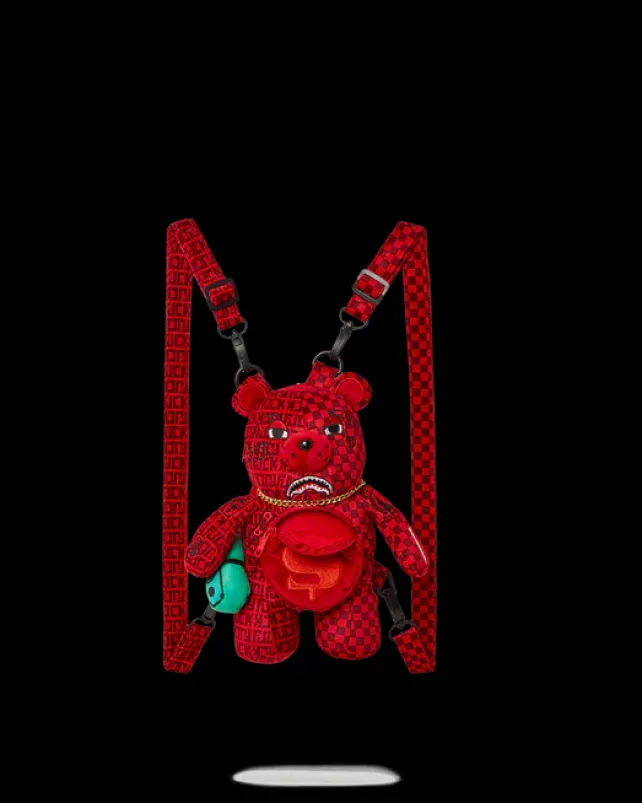 TEDDY BEAR BACKPACKS|BEAR CUBS>SPRAYGROUND BEAR CUB BACKPACK- VENI VIDI VICI