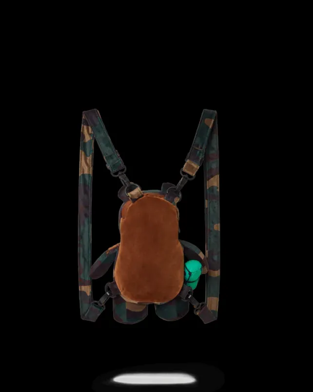 BEAR CUBS|BACKPACKS>SPRAYGROUND BEARCUB BACKPACK - CAMOCHECK MONEYBEAR