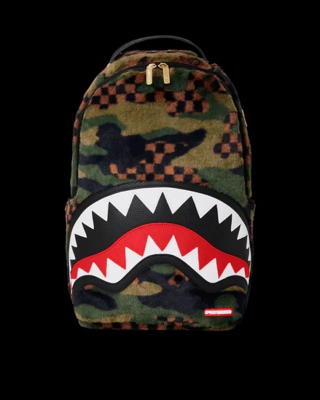 BACKPACKS>SPRAYGROUND BIG SKY FUR SHARK BACKPACK