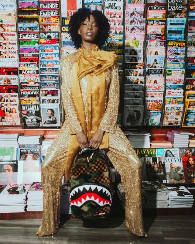 BACKPACKS>SPRAYGROUND BIG SKY FUR SHARK BACKPACK