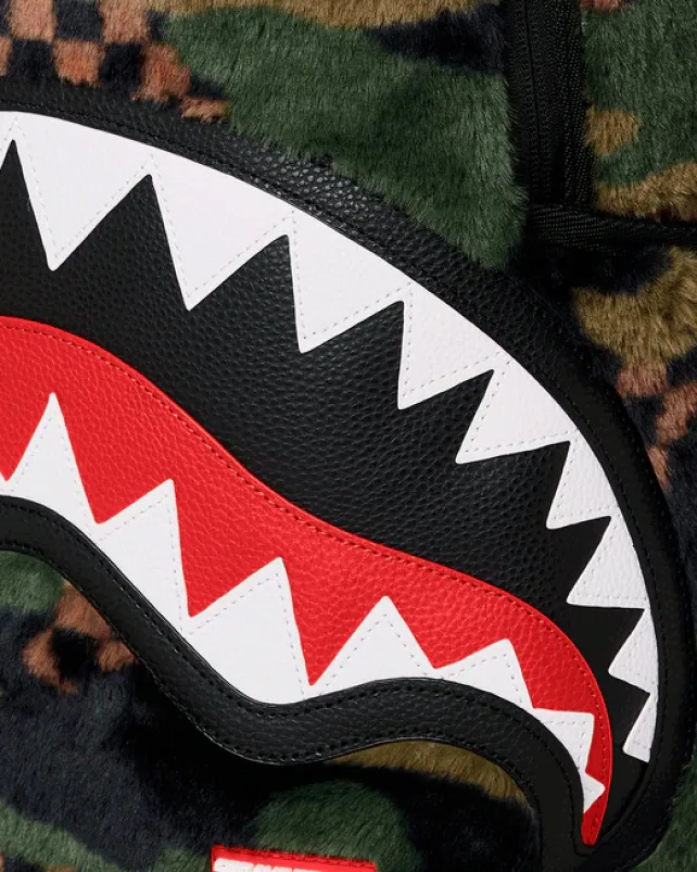 BACKPACKS>SPRAYGROUND BIG SKY FUR SHARK BACKPACK