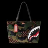TOTES|HANDBAGS>SPRAYGROUND BIG SKY FUR SHARK TOTE