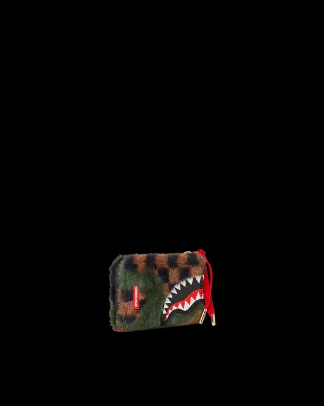 WALLETS>SPRAYGROUND BIG SKY FUR SHARK WALLET
