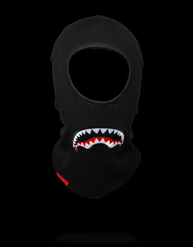 SKI MASKS>SPRAYGROUND BLACK SHARKMOUTH SKI MASK