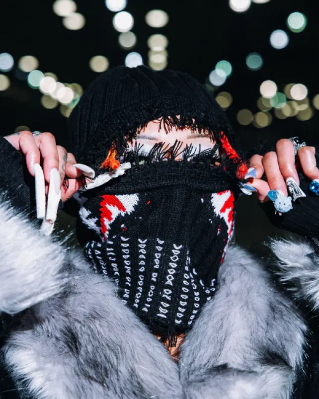 SKI MASKS|COLD WEATHER GEAR>SPRAYGROUND BOHEMIAN FULL FACE SKI MASK
