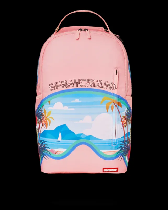 BACKPACKS>SPRAYGROUND BORA BORA SHARK ISLAND VILLA BACKPACK