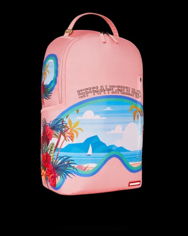 BACKPACKS>SPRAYGROUND BORA BORA SHARK ISLAND VILLA BACKPACK