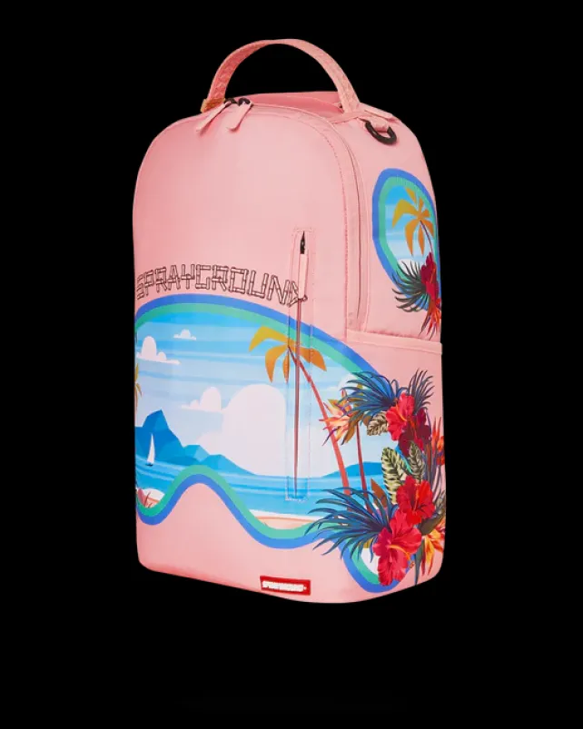 BACKPACKS>SPRAYGROUND BORA BORA SHARK ISLAND VILLA BACKPACK