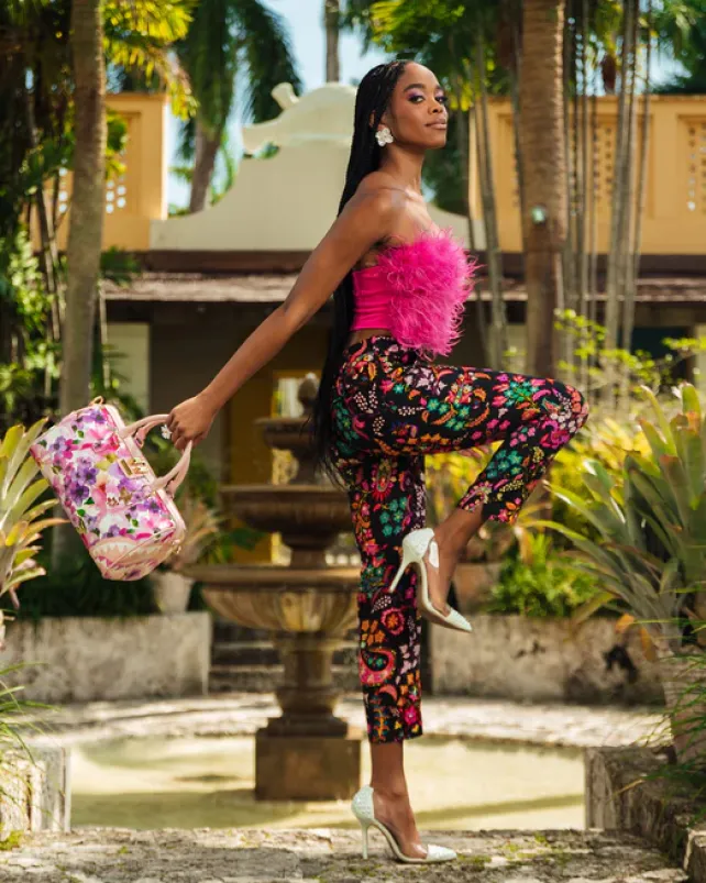 DUFFLES>SPRAYGROUND BOTANIC VILLA CHILLA MINI DUFFLE
