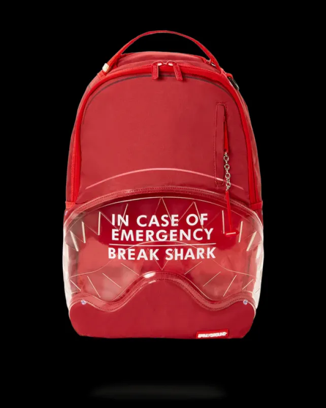 BACKPACKS>SPRAYGROUND BREAK IN CASE OF EMERGENCY SHARK (DLXR)