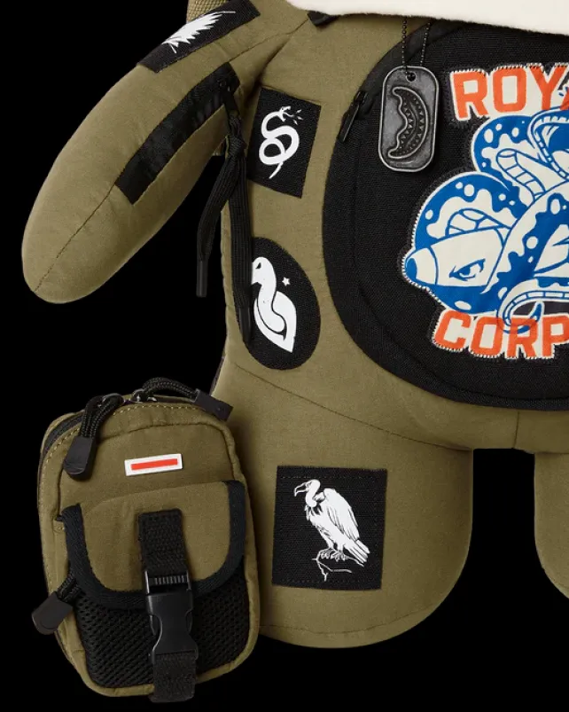 TEDDY BEAR BACKPACKS|BACKPACKS>SPRAYGROUND CALL OF DUTY AVIATOR FEARLESS MONEYBEAR TEDDYBEAR BACKPACK