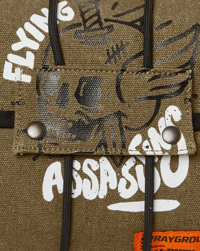 CROSSBODYS>SPRAYGROUND CALL OF DUTY FLYING ASSASSINS PARACHUTE CHESTPACK