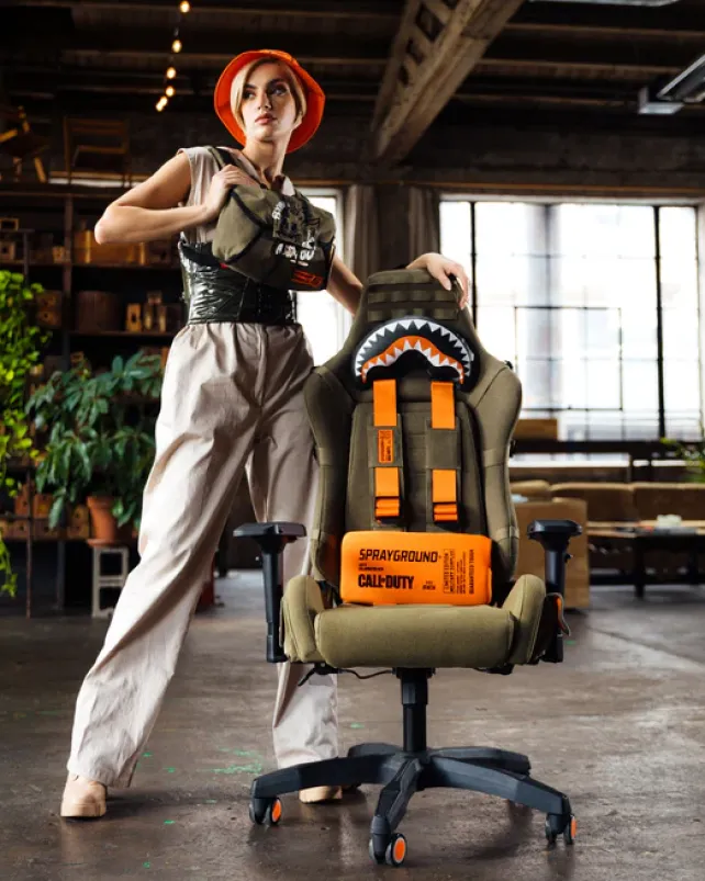 GAMING CHAIRS>SPRAYGROUND CALL OF DUTY READY FOR ACTION GAMING CHAIR