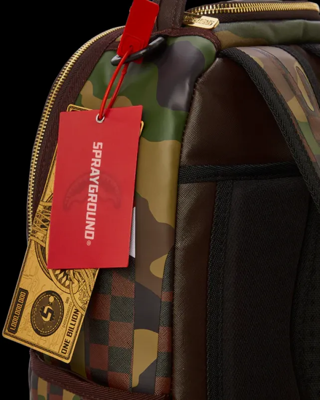 BACKPACKS>SPRAYGROUND CAMO DRIP SHARKS IN PARIS BACKPACK (DLXV)