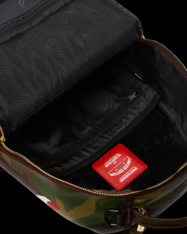 BACKPACKS>SPRAYGROUND CAMO DRIP SHARKS IN PARIS BACKPACK (DLXV)