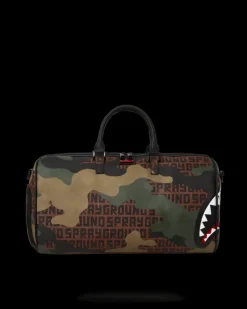 DUFFLES>SPRAYGROUND CAMO INFINITI DUFFLE