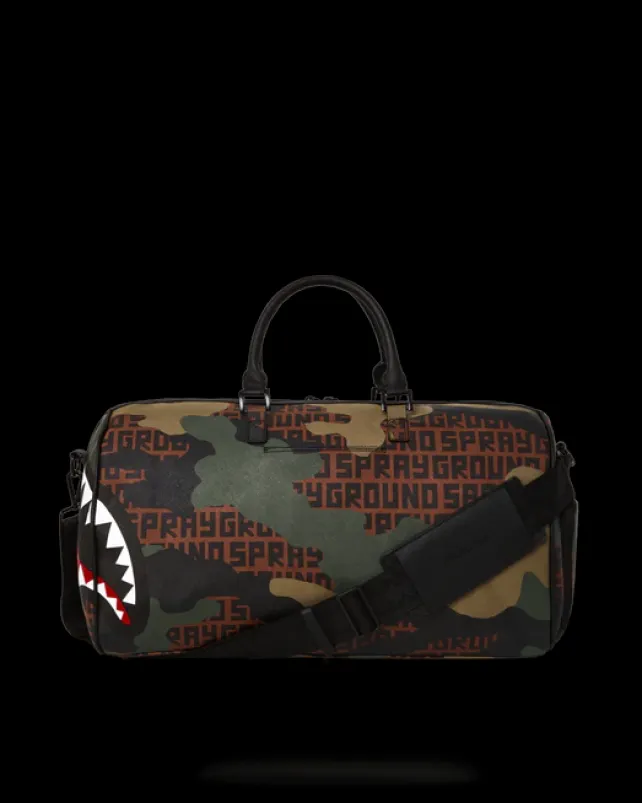 DUFFLES>SPRAYGROUND CAMO INFINITI DUFFLE
