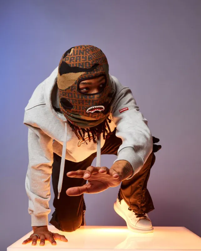 SKI MASKS|COLD WEATHER GEAR>SPRAYGROUND CAMO INFINITI SKI MASK