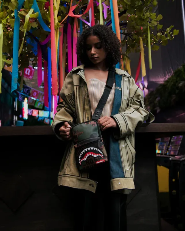 SLINGS|CROSSBODYS>SPRAYGROUND CAMO INFINITI SLING