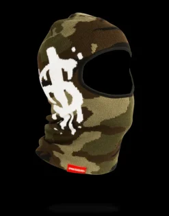 SKI MASKS>SPRAYGROUND CAMO MONEY DRIP SKI MASK