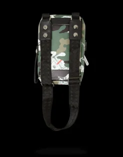 SLINGS|CROSSBODYS>SPRAYGROUND CAMO MONEY SHARK SLING
