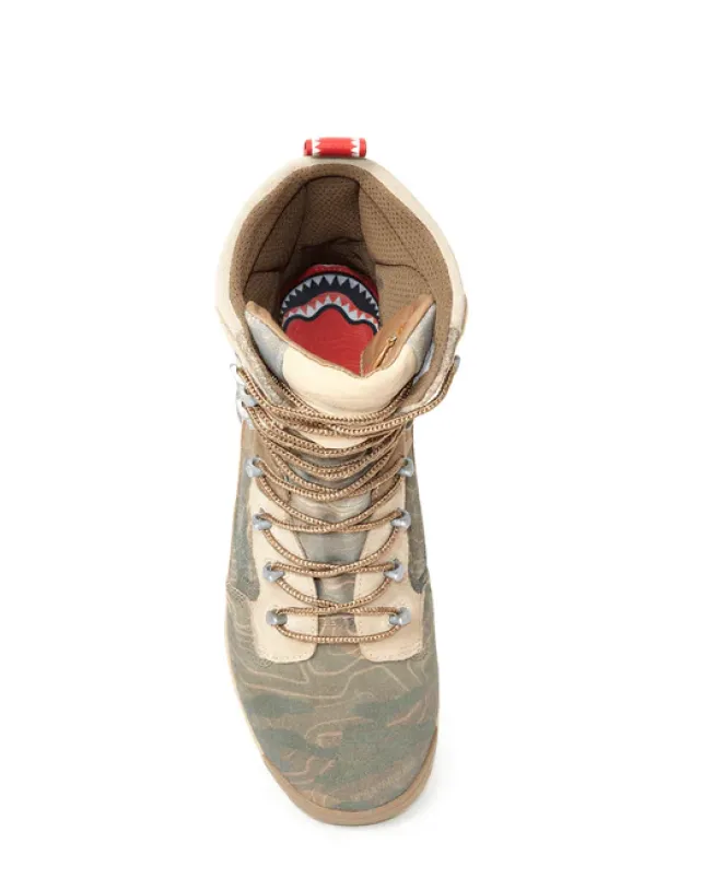 BOOTS>SPRAYGROUND CAMO TERRAIN FUERZA COBRA PARATROOPER BOOTS - MADE IN COLOMBIA NUMBERED 1/280 PAIRS
