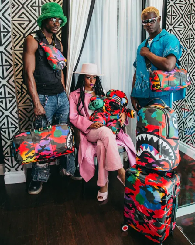 BACKPACKS>SPRAYGROUND CAMOBURST BACKPACK (DLXV)