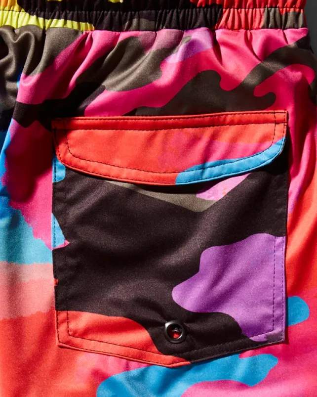 SWIMWEAR>SPRAYGROUND CAMOBURST CORTO SWIM TRUNKS