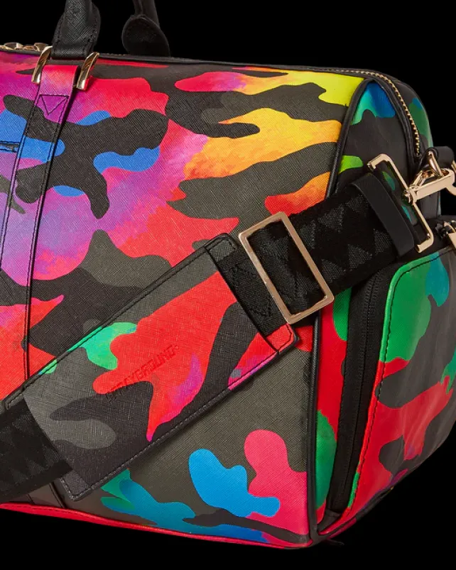 DUFFLES>SPRAYGROUND CAMOBURST EMPEROR DUFFLE