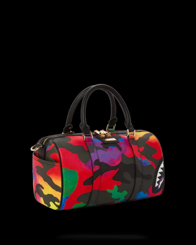 DUFFLES>SPRAYGROUND CAMOBURST MINI DUFFLE