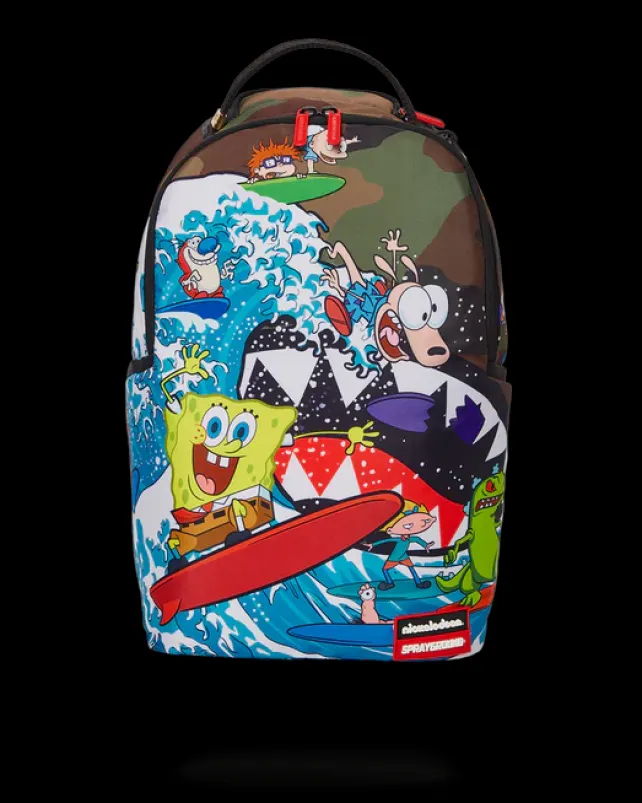 BACKPACKS>SPRAYGROUND CAMOKAWA 90S SURFERS BACKPACK (DLXR)