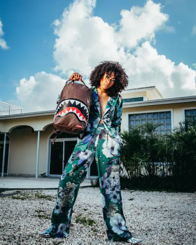 BACKPACKS>SPRAYGROUND CASHIN CHECKS BACKPACK (DLXV)