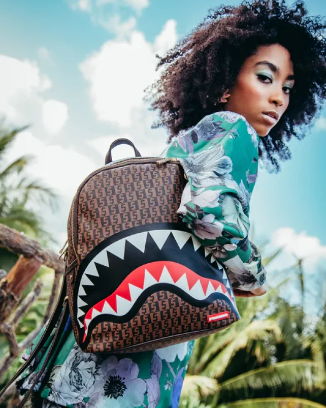 SAVAGES|BACKPACKS>SPRAYGROUND CASHIN CHECKS SAVAGE