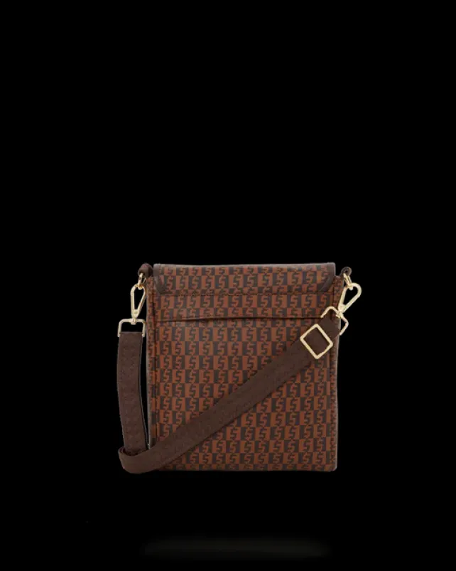 SLINGS|CROSSBODYS>SPRAYGROUND CASHIN CHECKS SHOULDER BAG
