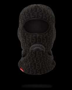 SKI MASKS|COLD WEATHER GEAR>SPRAYGROUND CASHIN CHECKS SKI MASK (GRAY)