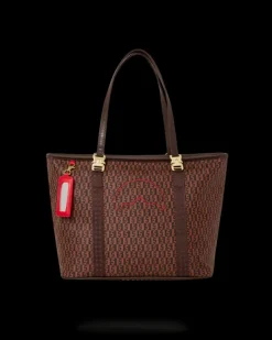 TOTES>SPRAYGROUND CASHIN CHECKS TOTE