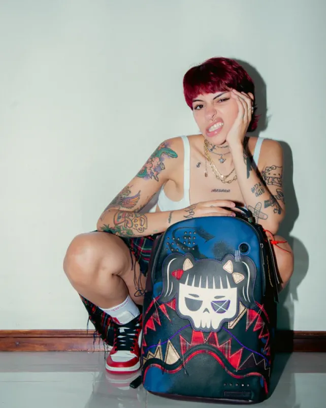 BACKPACKS>SPRAYGROUND CAZZU ERRORCITO PUNK SHARK BACKPACK