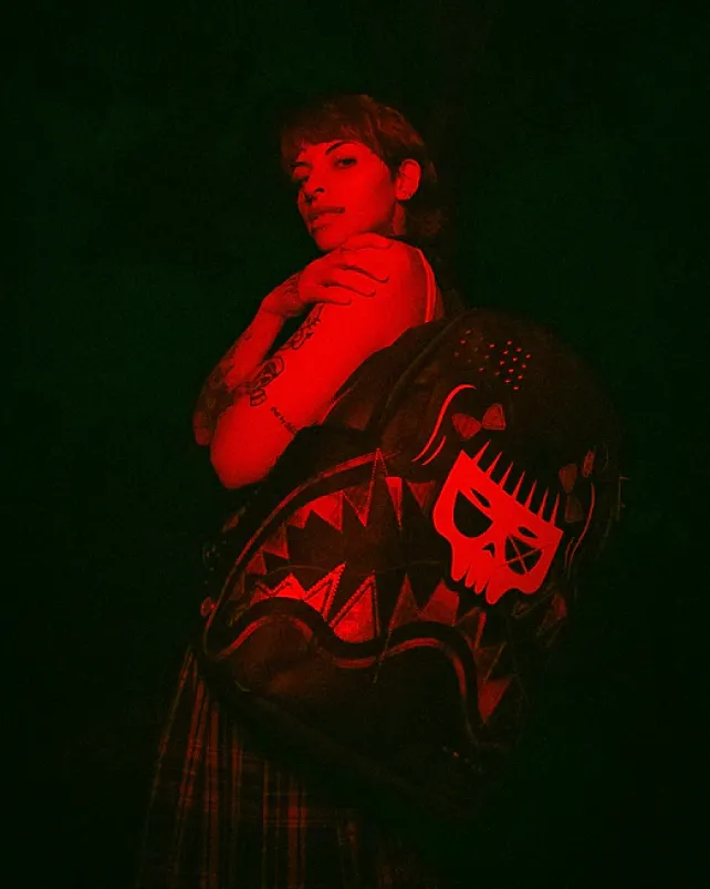 BACKPACKS>SPRAYGROUND CAZZU ERRORCITO PUNK SHARK BACKPACK