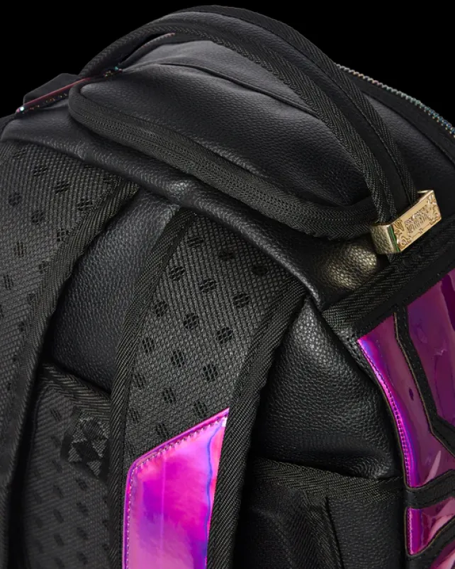 BACKPACKS>SPRAYGROUND CAZZU IRIDESCENT CUT u0026 SEW SPIDER SKULL SHARK BACKPACK (DLXV)