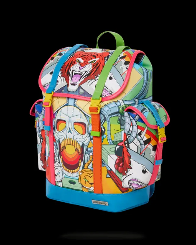 MONTE CARLO|BACKPACKS>SPRAYGROUND CHAOTIC UNIVERSE MONTE CARLO