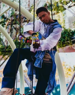 GLOVES|COLD WEATHER GEAR>SPRAYGROUND CHASE BANK GLOVES